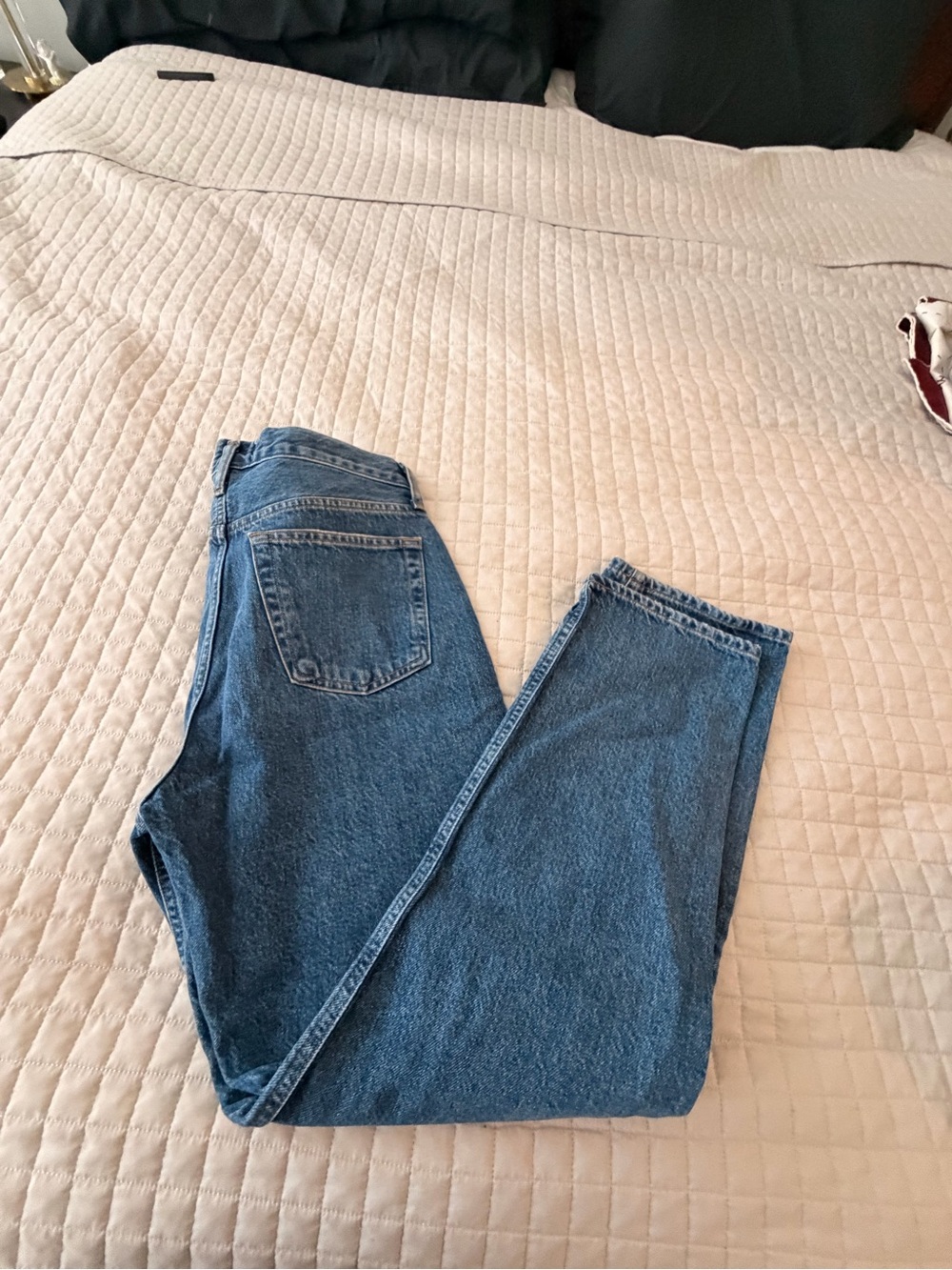 Women Classic Blue Straight-Leg Jeans - Picture 5 of 5